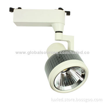 LED track light, 30W, 3 phase dimmable, bridgelux, COB dimmable